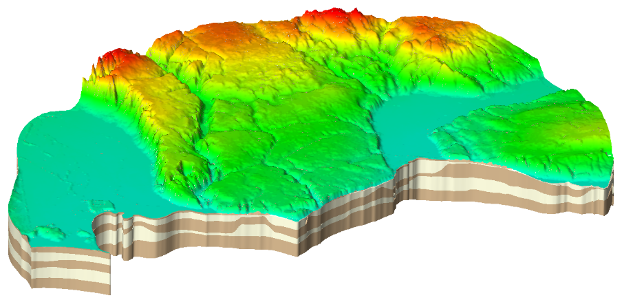 Puck bay topography
